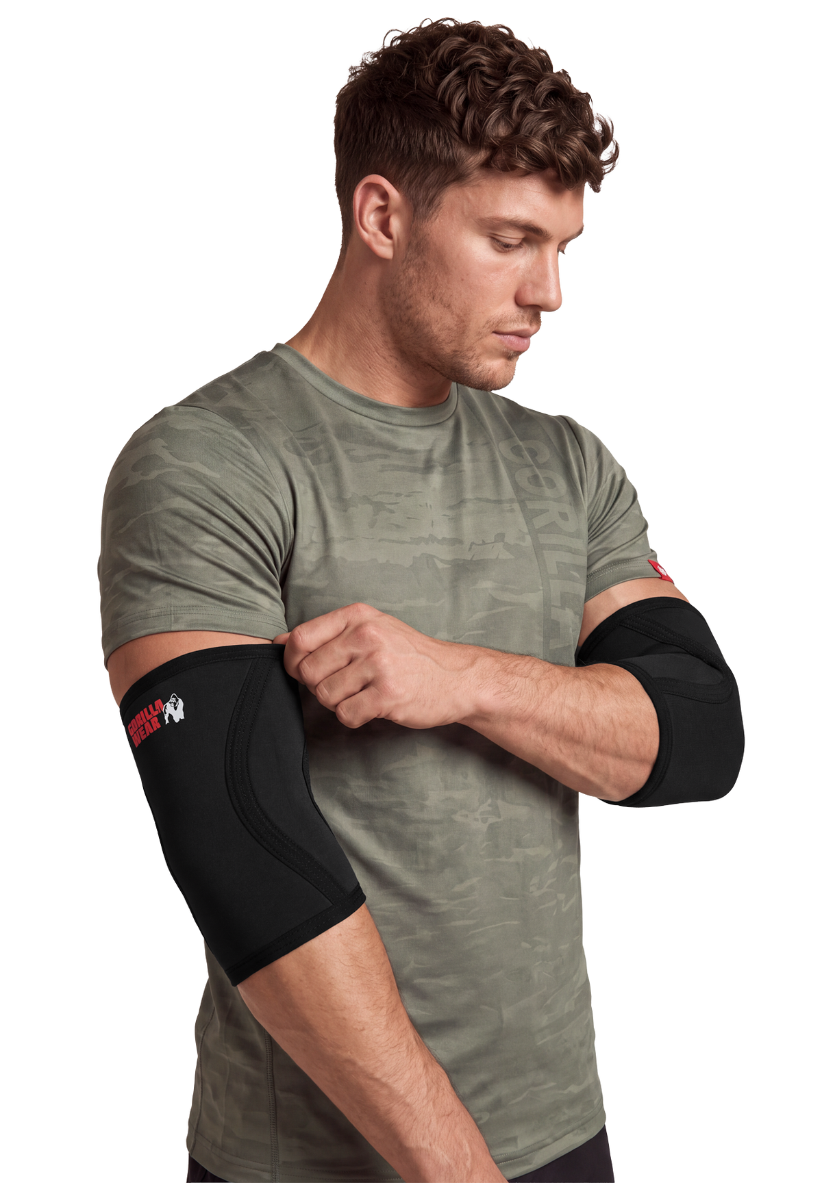 Gorilla Wear 3MM Premium Elbow Sleeves Sleeves Black