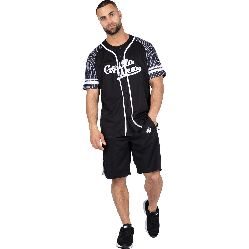 Gorilla Wear 82 Baseball Jersey T-Shirt & Tops Black
