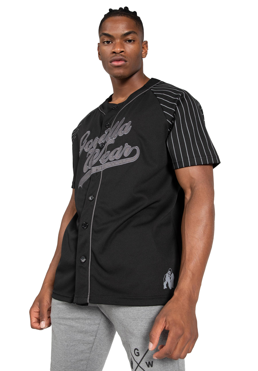 Gorilla Wear 82 Baseball Jersey T-Shirt & Tops Black