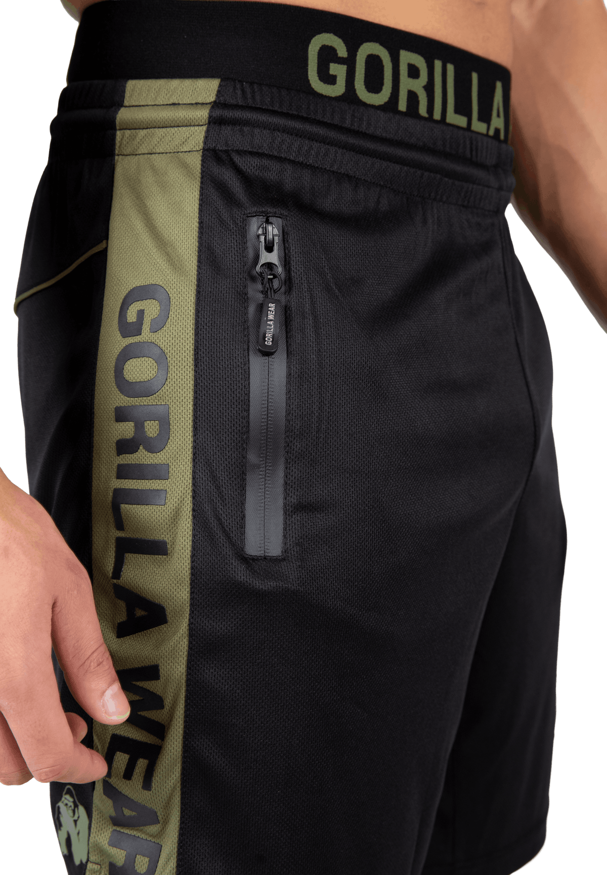 Gorilla Wear Atlanta Shorts Shorts Black/Green