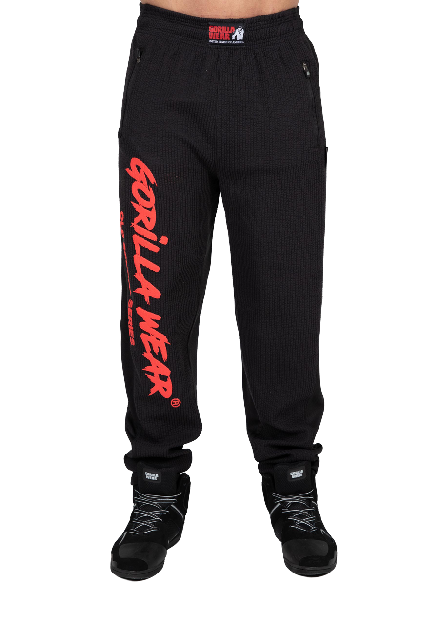 Gorilla Wear Augustine Old School Pants Pants Black/Red