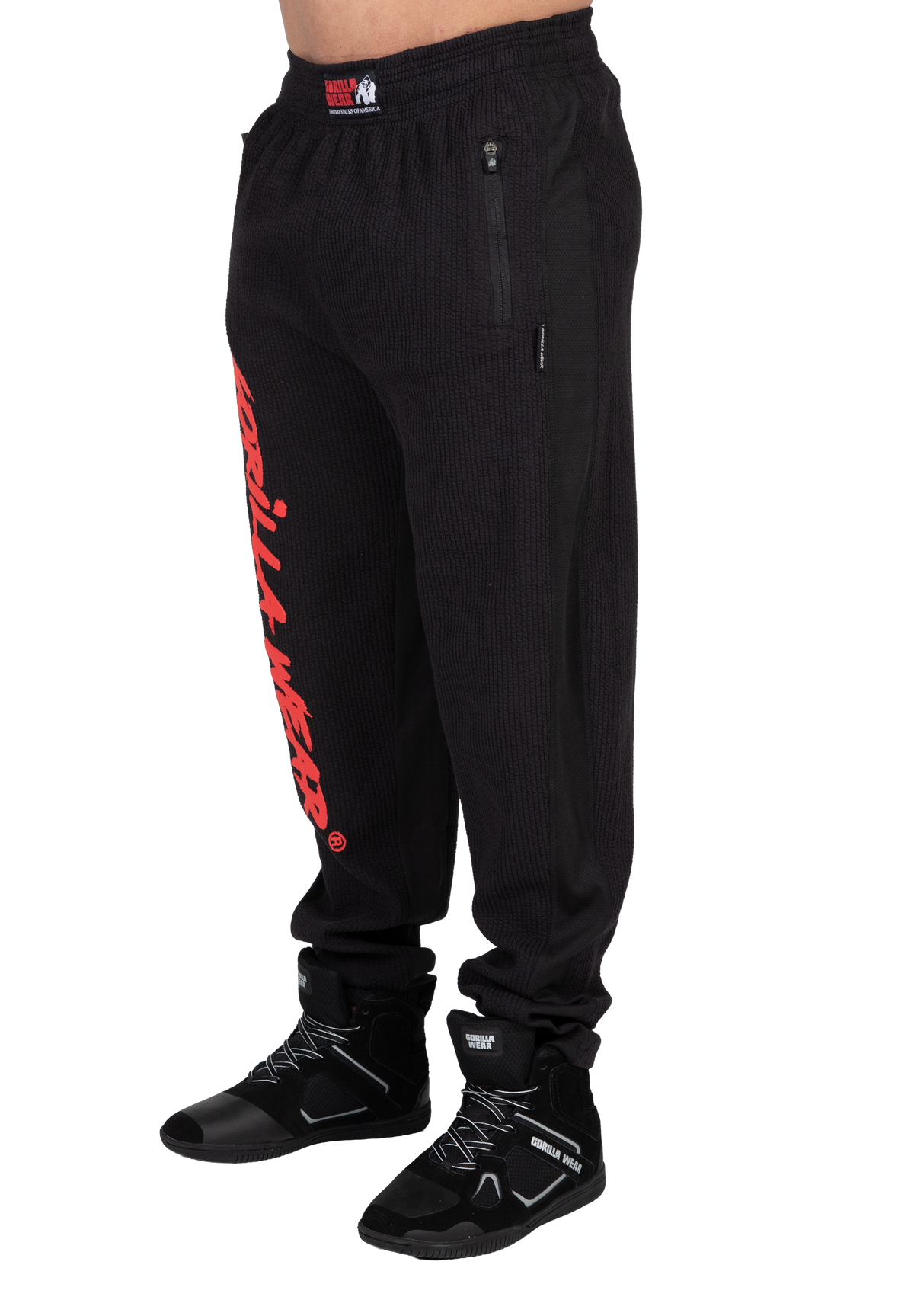 Gorilla Wear Augustine Old School Pants Pants Black/Red