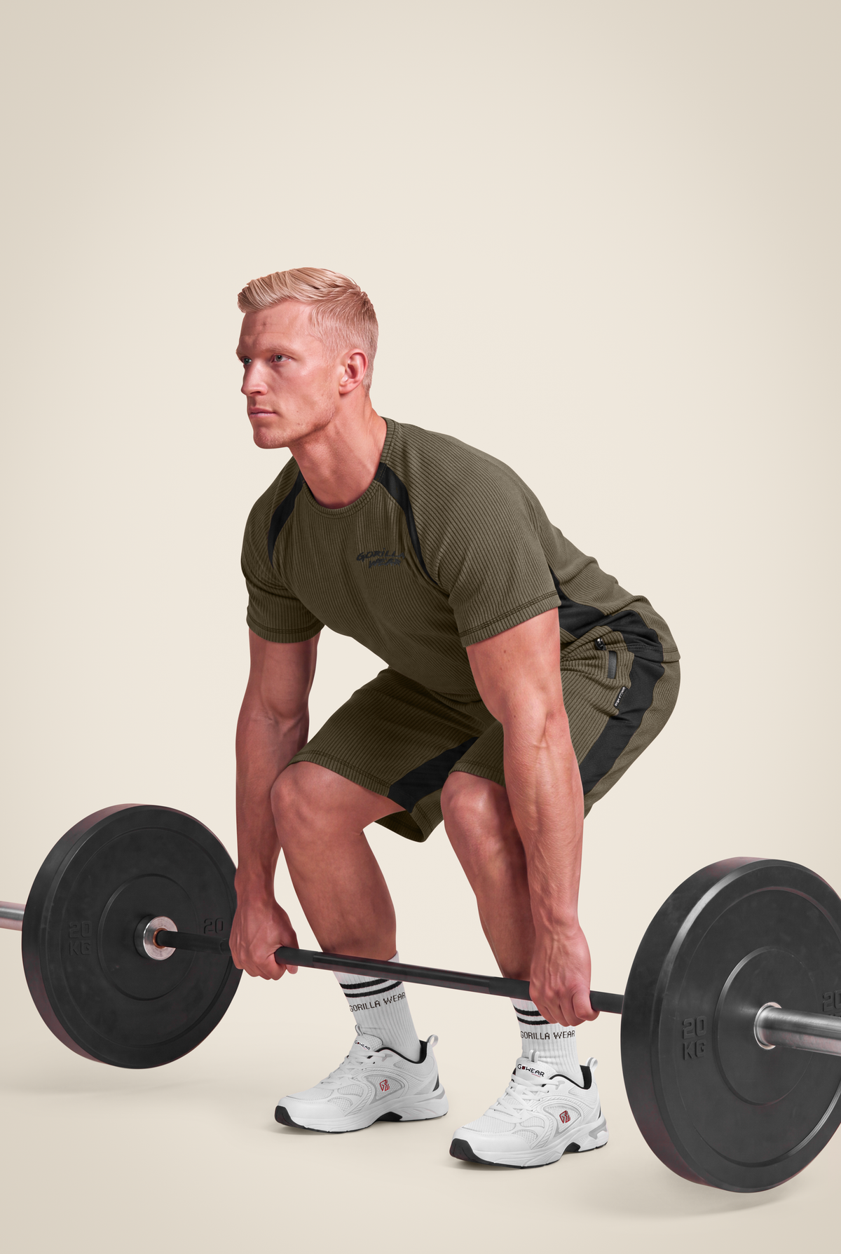 Gorilla Wear Augustine Old School Shorts Shorts Army Green