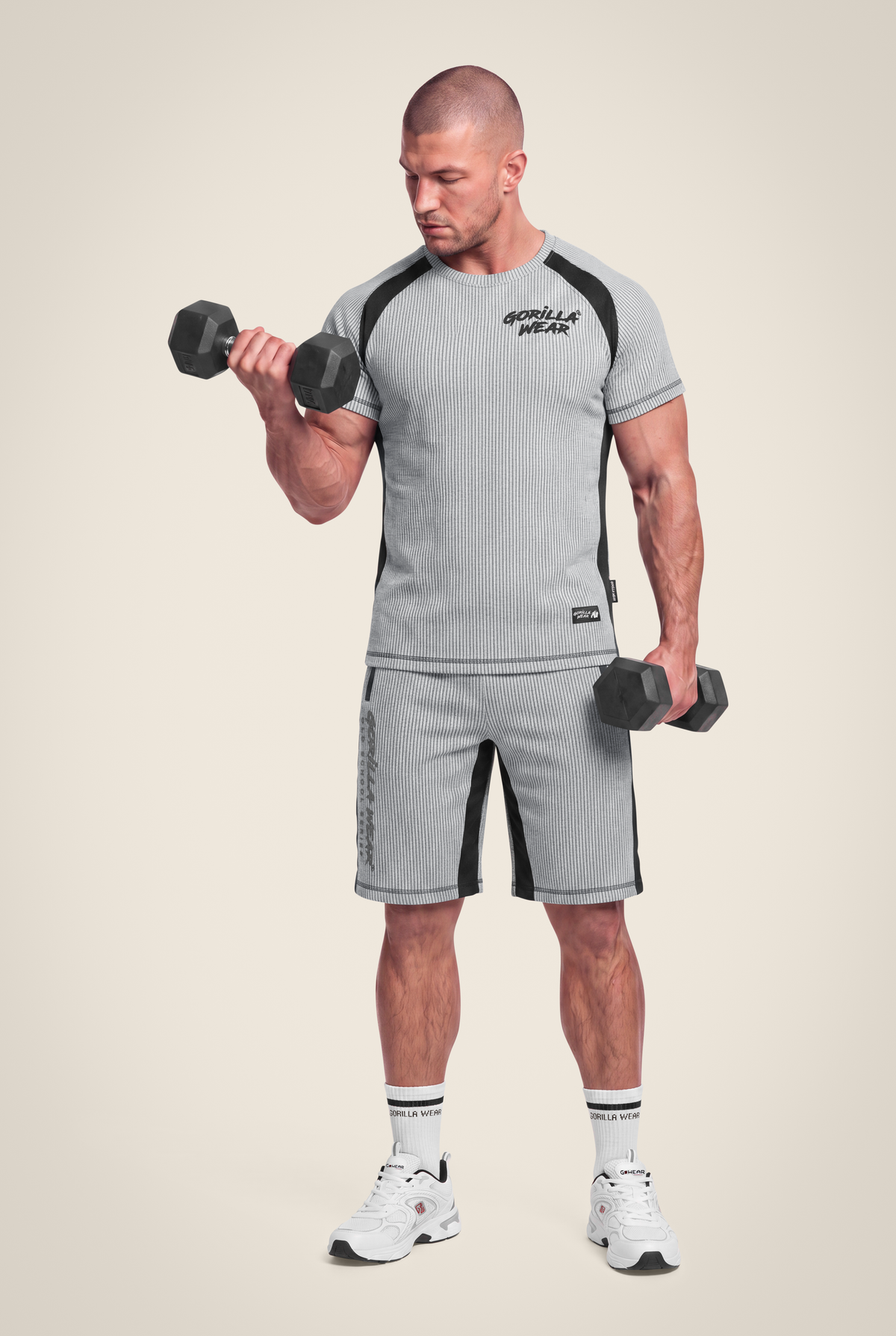 Gorilla Wear Augustine Old School Shorts Shorts Gray