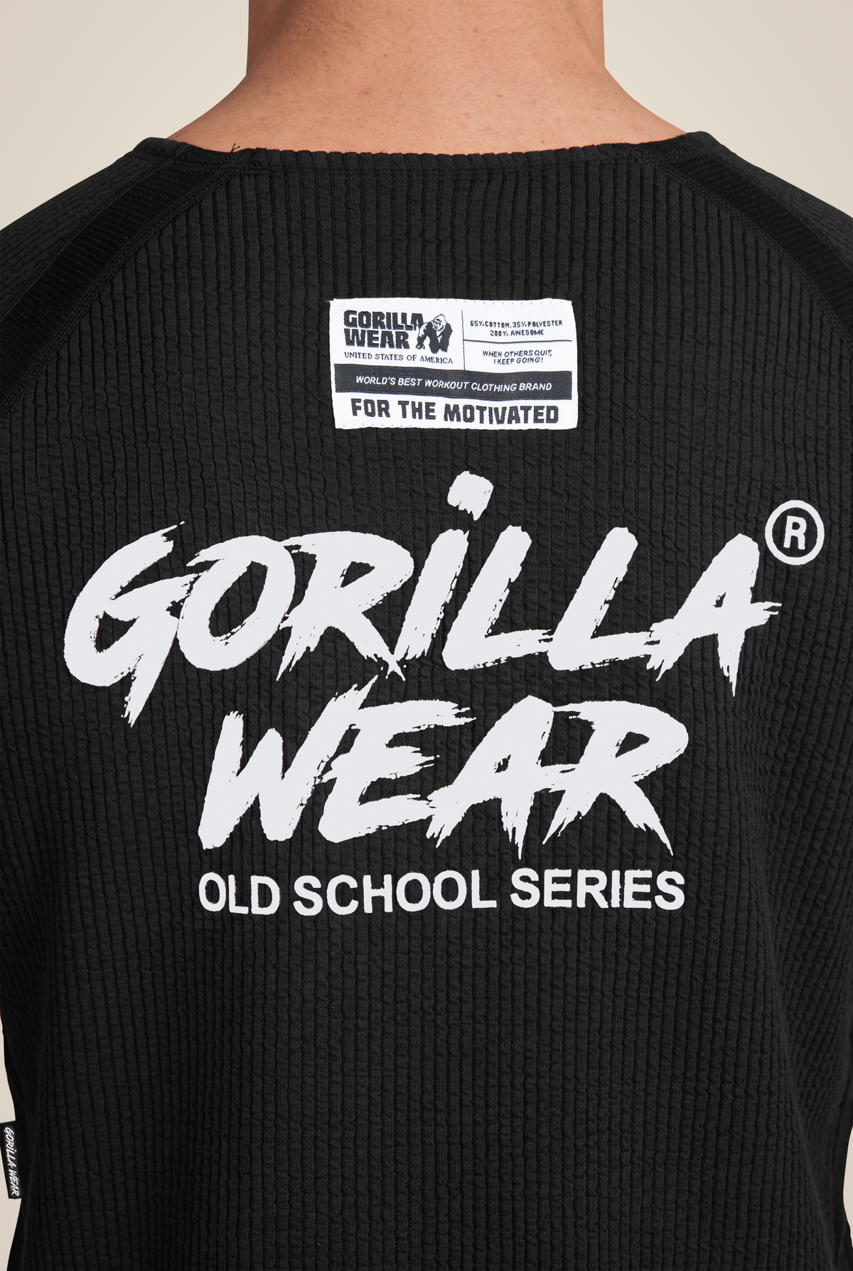 Gorilla Wear Augustine Old School Workout Top T-Shirt & Tops Black