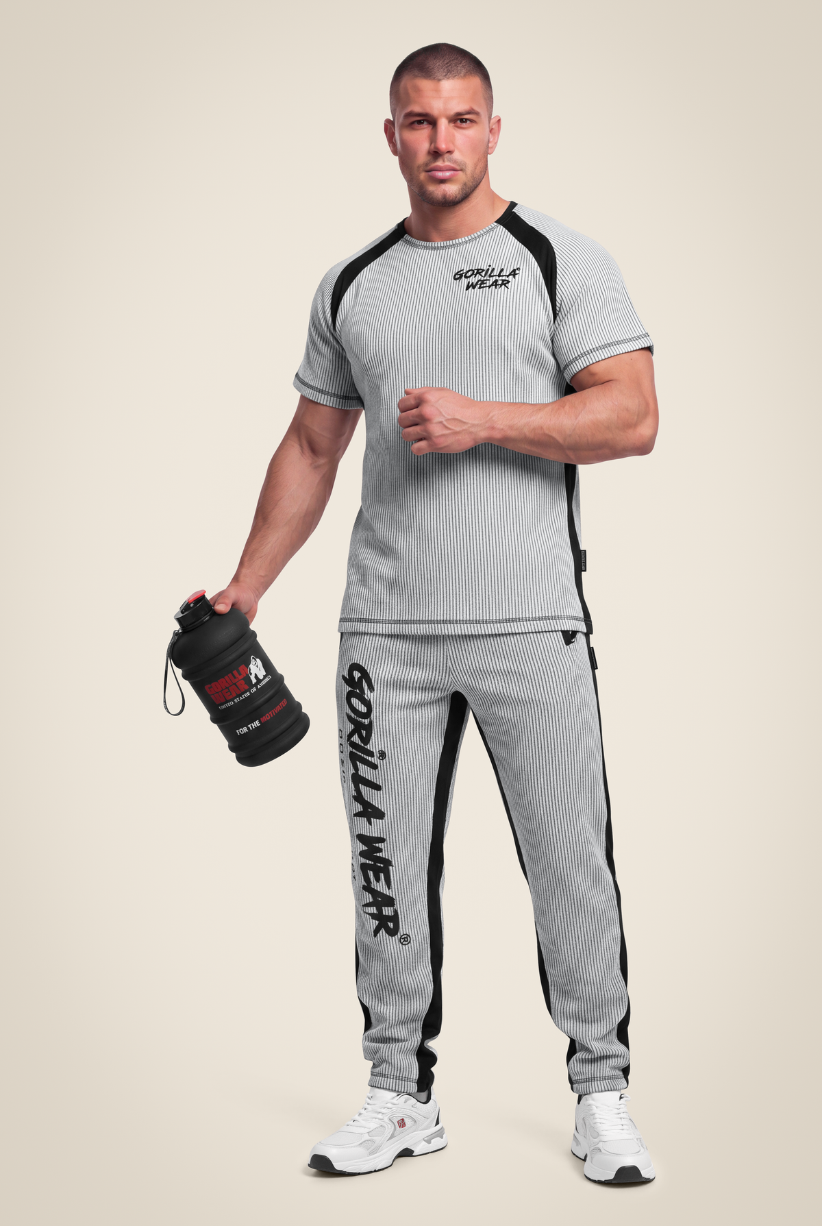 Gorilla Wear Augustine Old School Workout Top T-Shirt & Tops Gray