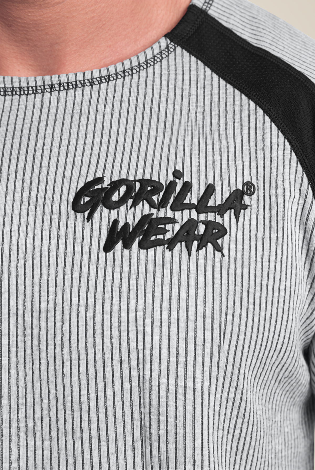 Gorilla Wear Augustine Old School Workout Top T-Shirt & Tops Gray
