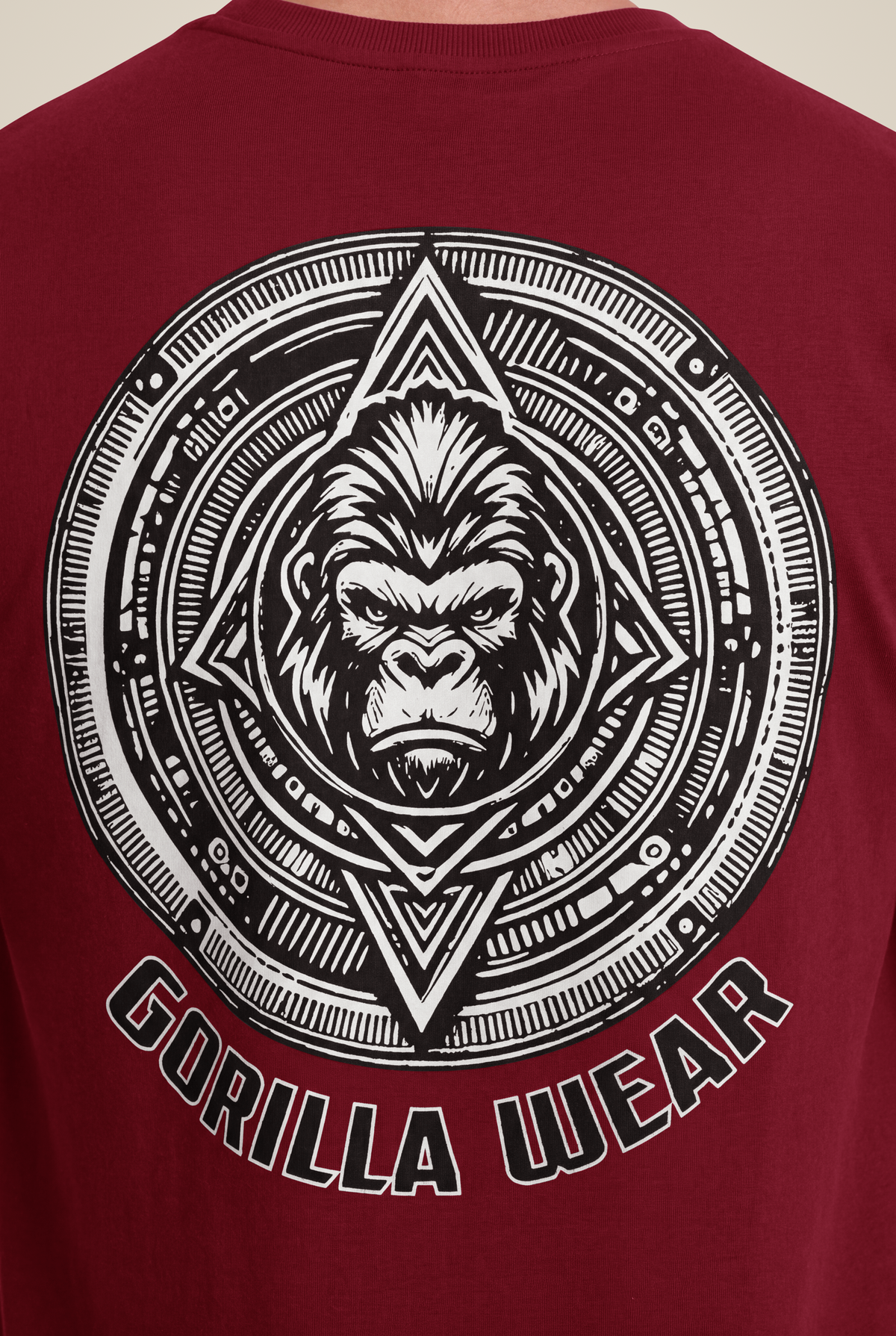 Gorilla Wear Bouse Cut Off Tank Top Tank Top Burgundy