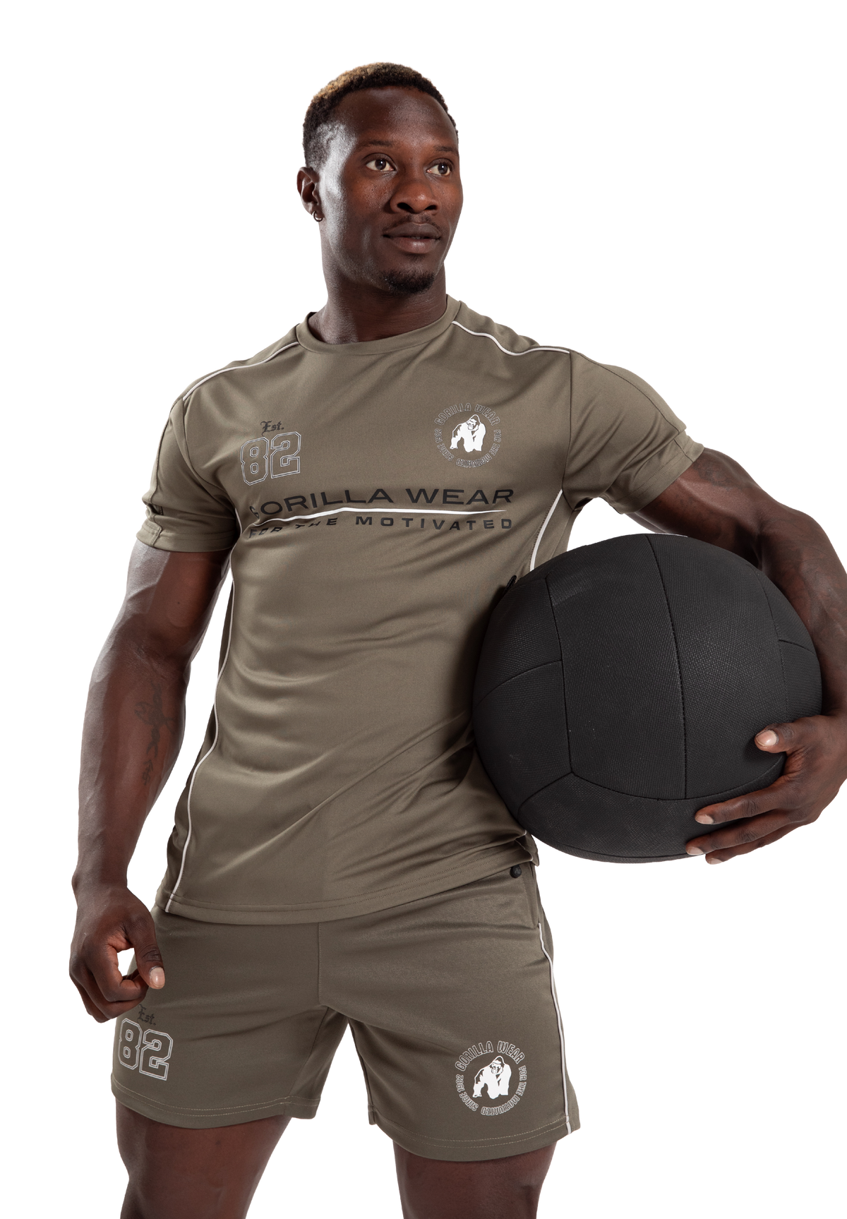 Gorilla Wear Broxton T-Shirt T-Shirt & Tops Army Green