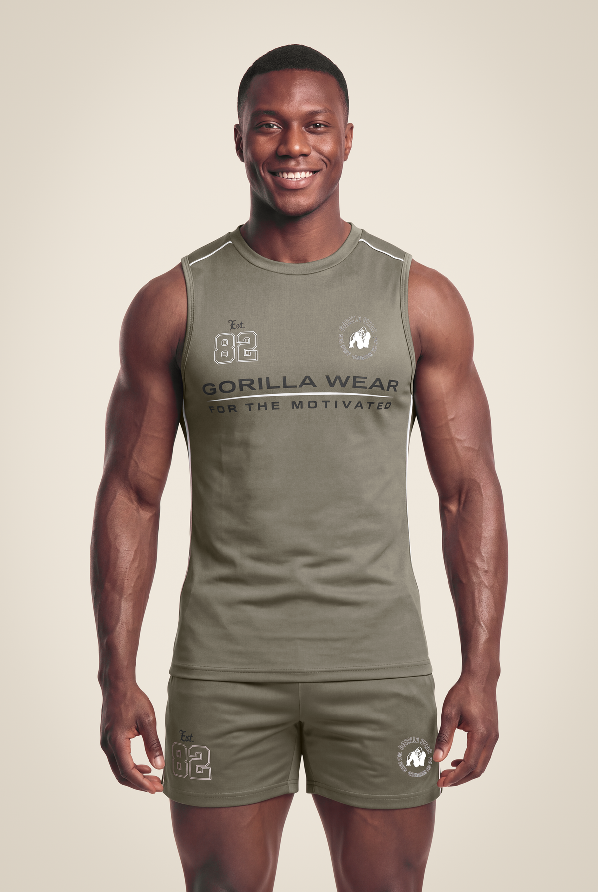 Gorilla Wear Broxton Tank Top Tank Top Army Green