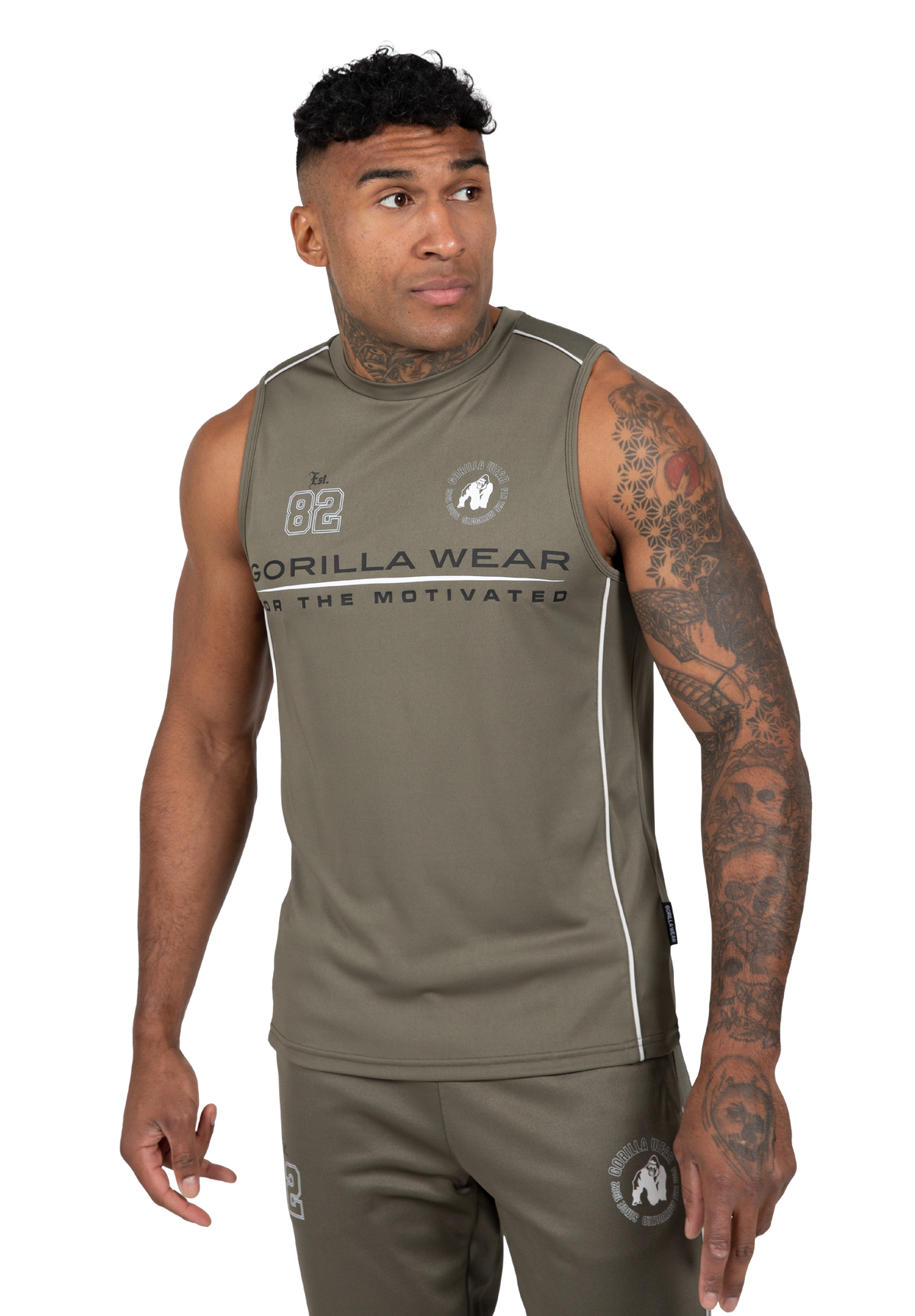 Gorilla Wear Broxton Tank Top Tank Top Army Green
