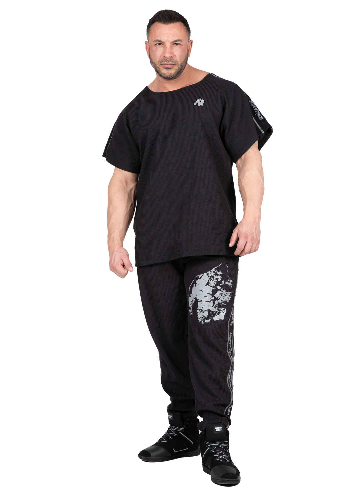 Gorilla Wear Buffalo Old School Workout Pants Pants Black/Gray
