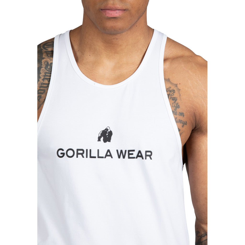 Gorilla Wear Carter Stretch Tank Top Tank Top White