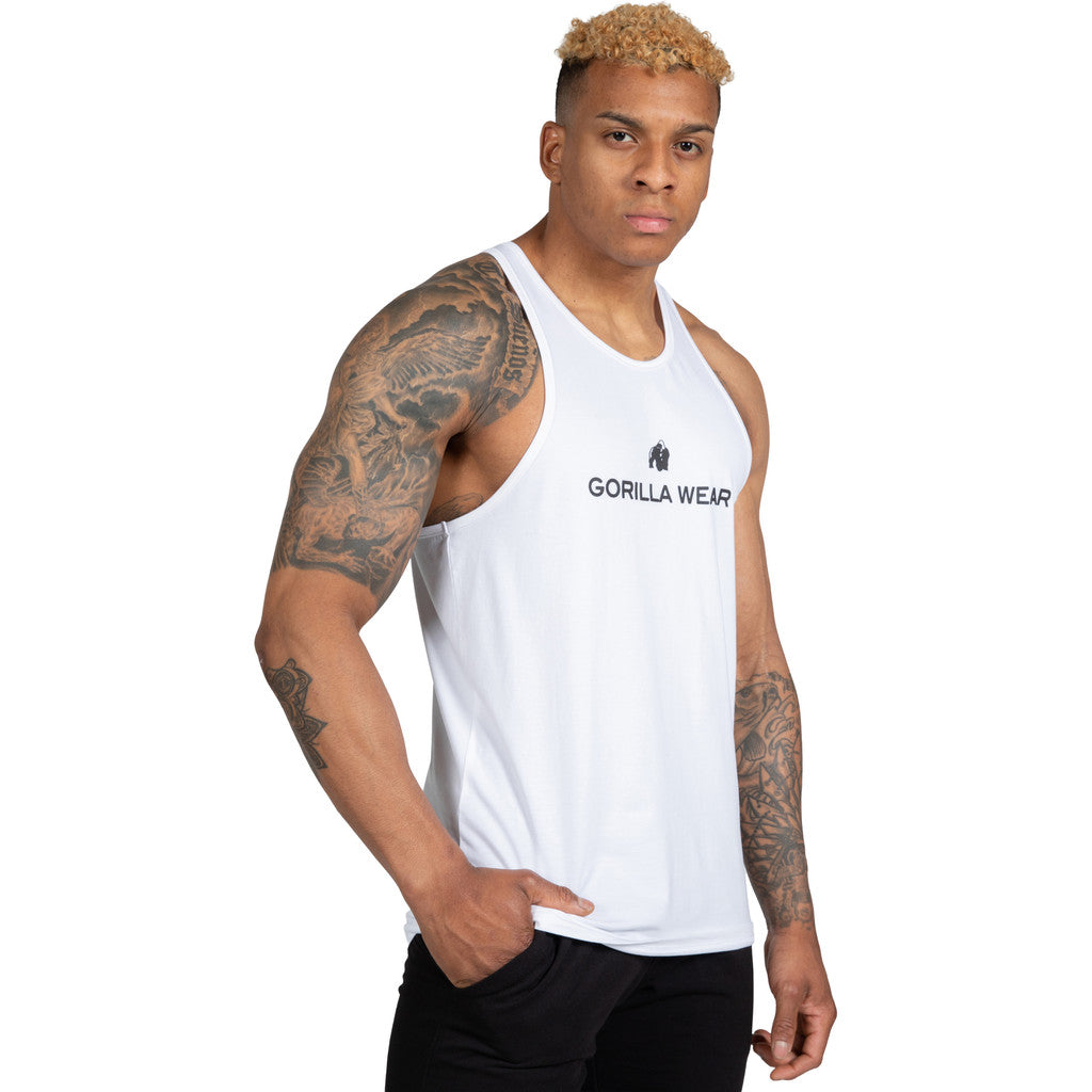 Gorilla Wear Carter Stretch Tank Top Tank Top White