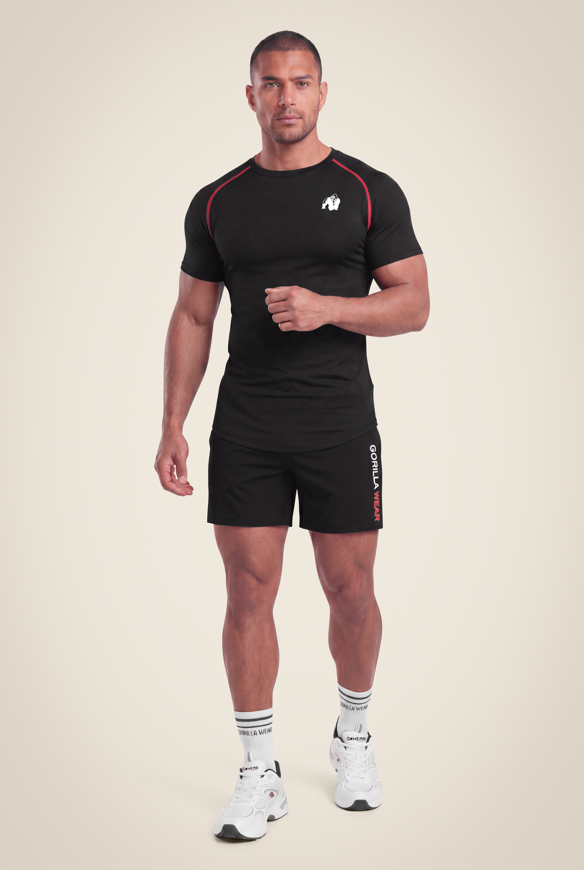 Gorilla Wear Clarkson Shorts - Black - Full Body