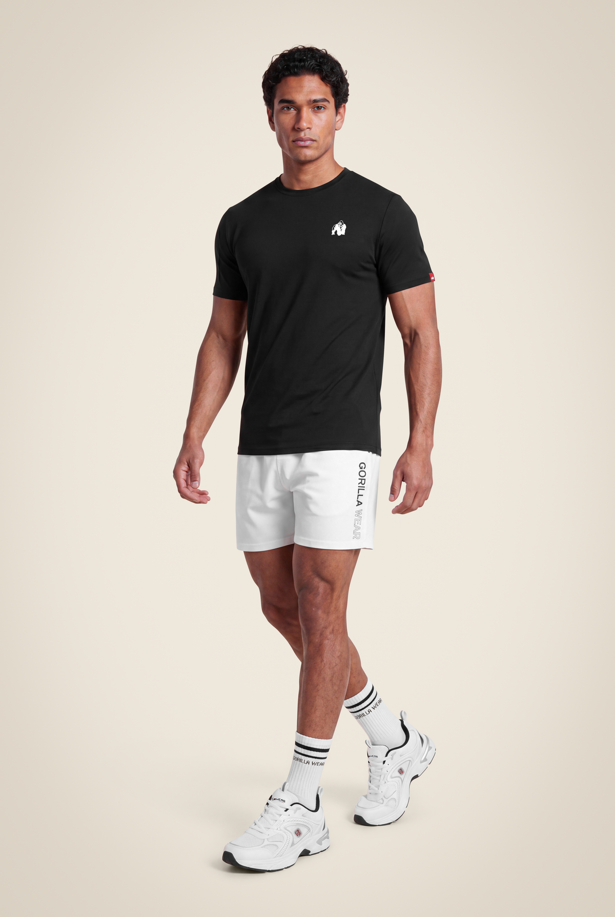 Gorilla Wear Clarkson Shorts - White - Full Body