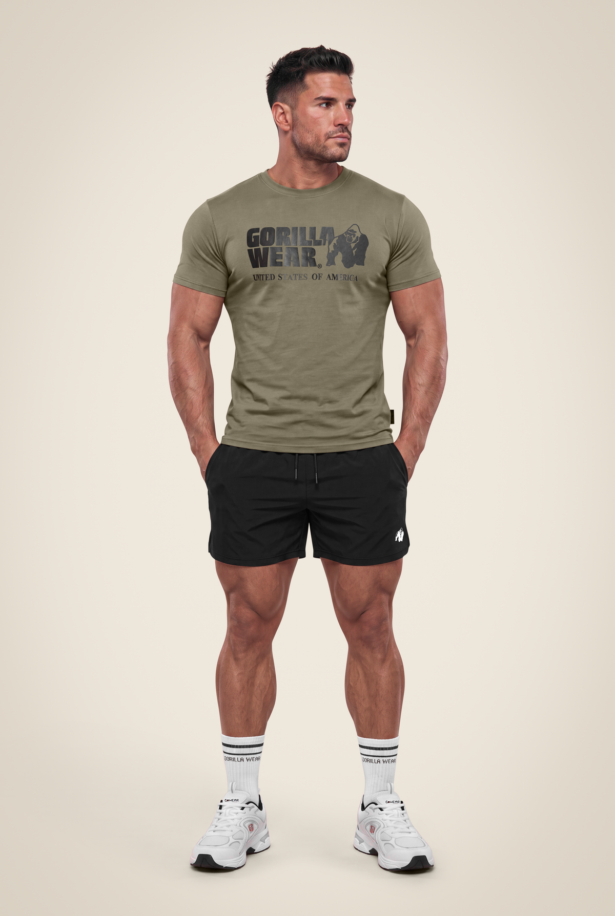 Gorilla Wear Classic T-Shirt T-Shirt & Tops Army Green