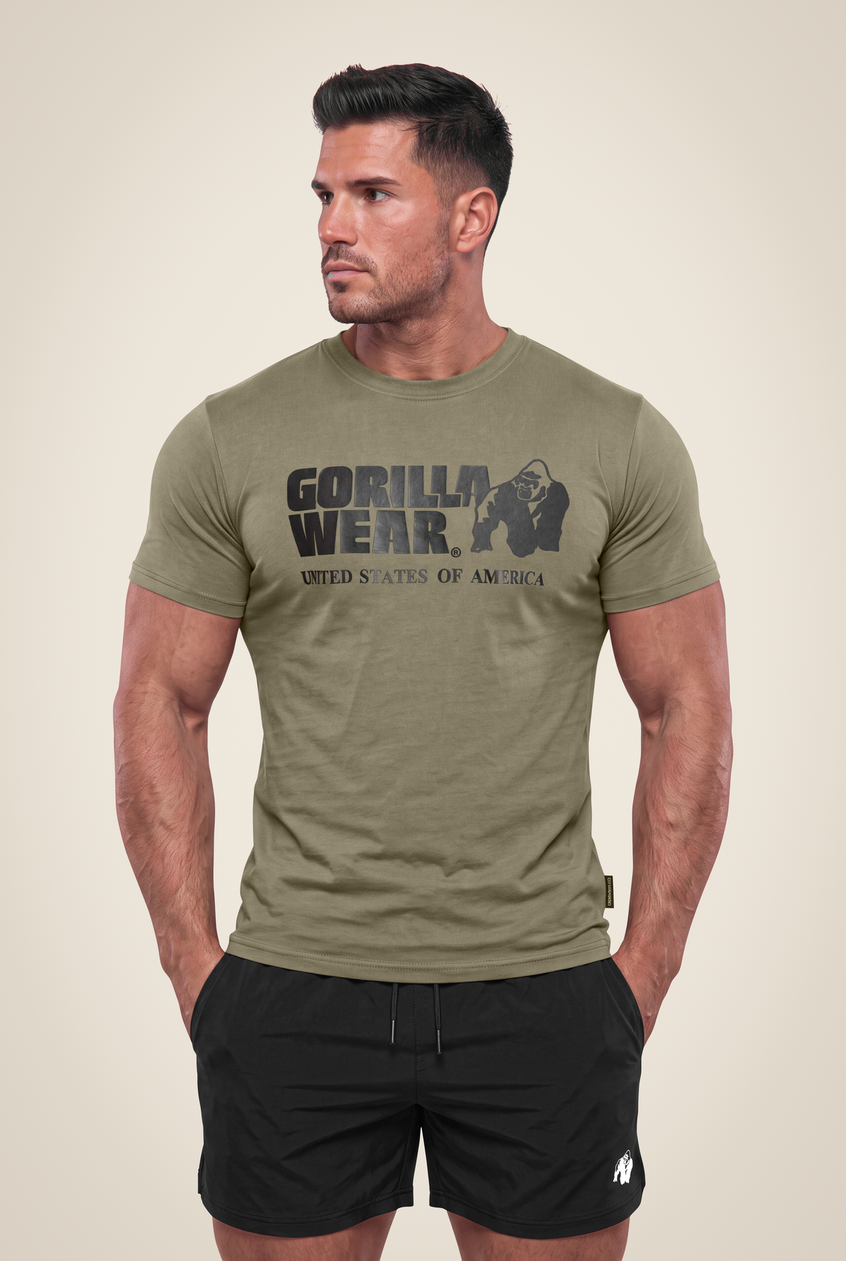 Gorilla Wear Classic T-Shirt T-Shirt & Tops Army Green