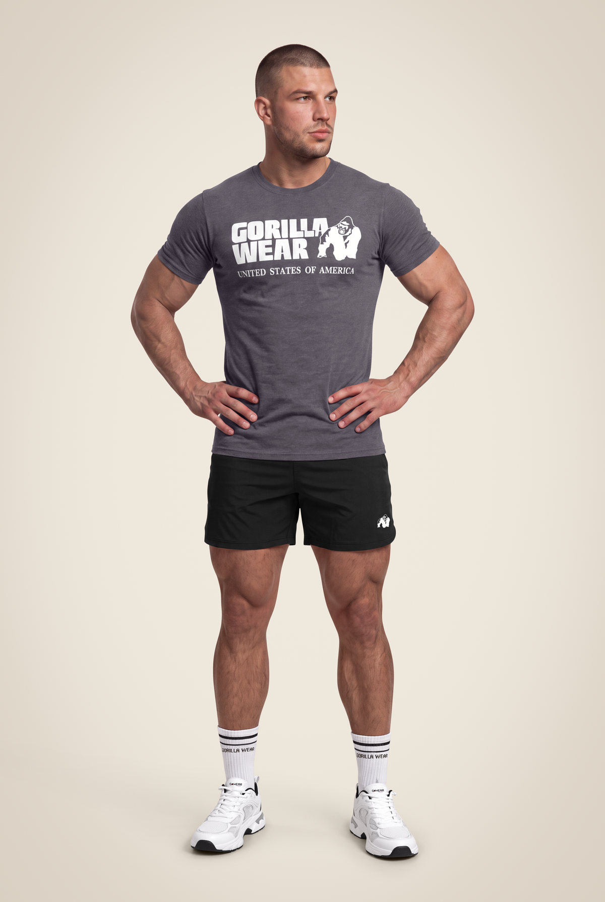 Gorilla Wear Classic T-Shirt T-Shirt & Tops Dark Gray