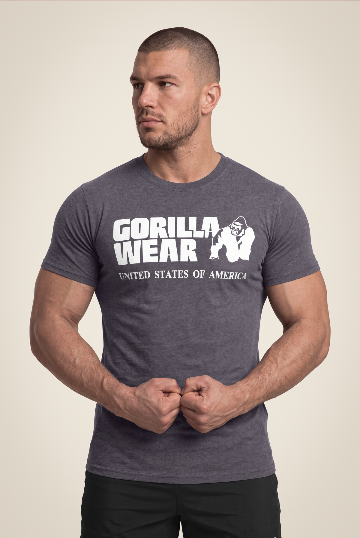 Gorilla Wear Classic T-Shirt T-Shirt & Tops Dark Gray