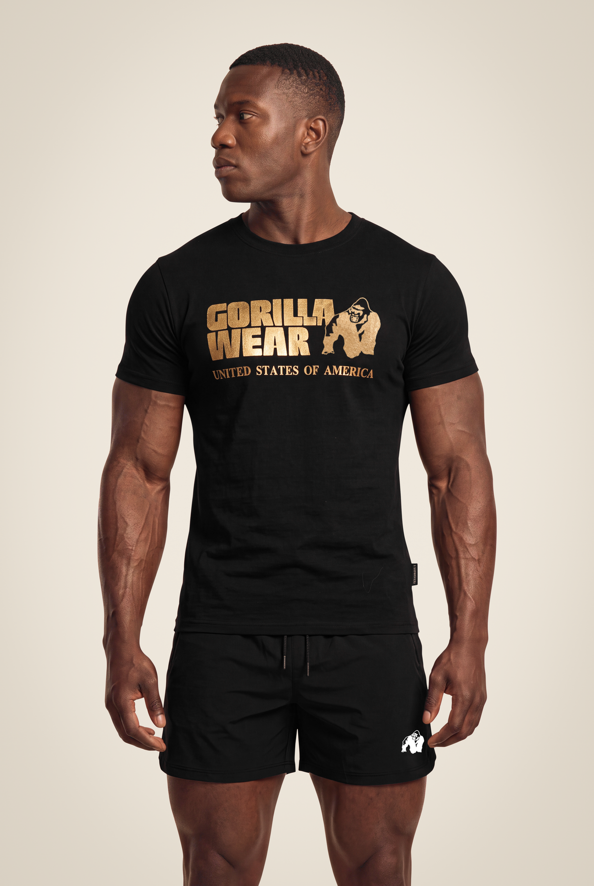 Gorilla Wear Classic T-Shirt T-Shirt & Tops Black/Gold