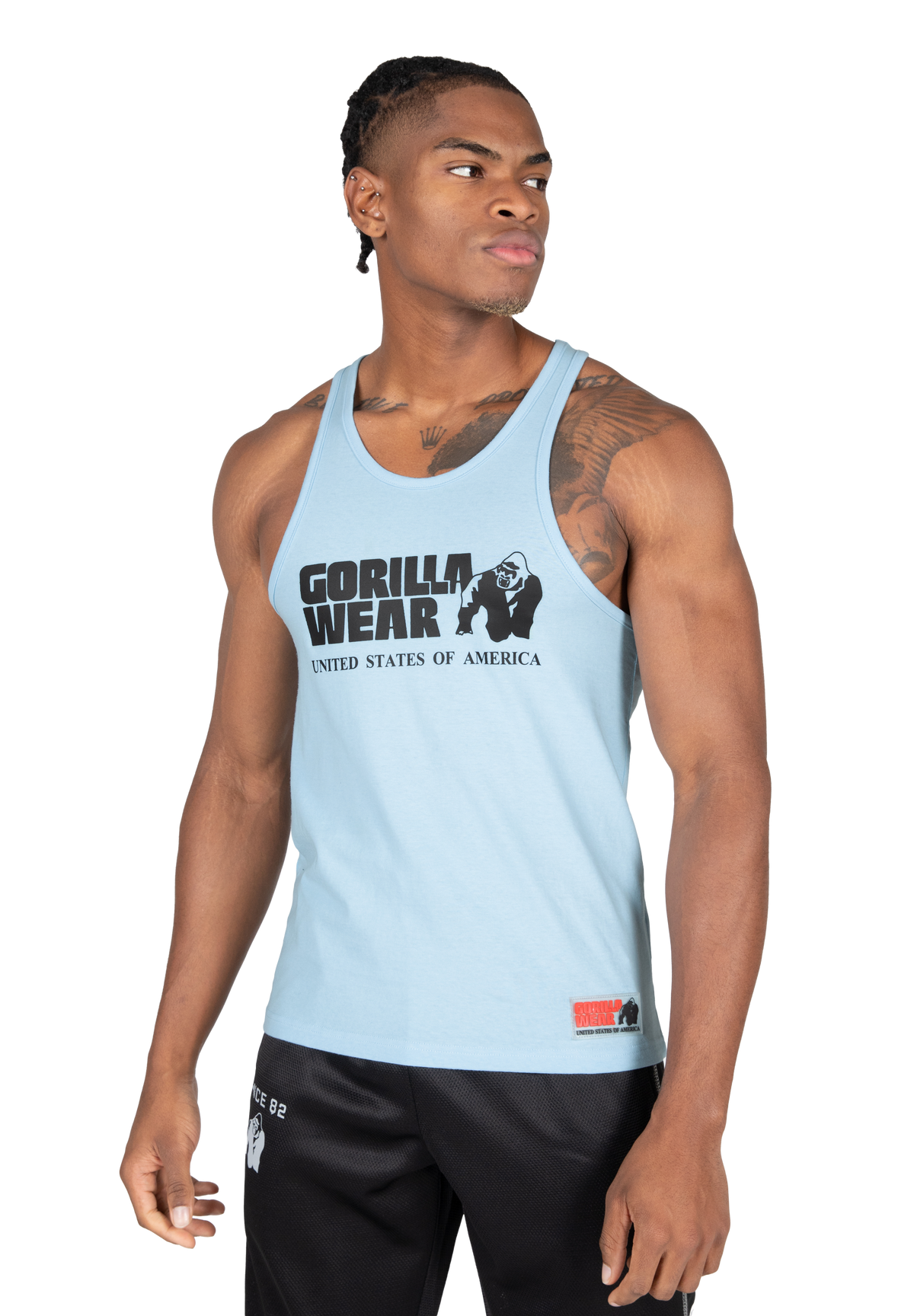 Gorilla Wear Classic Tank Top Tank Top Light Blue
