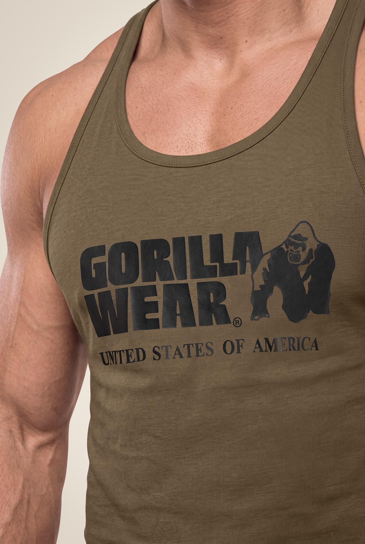 Gorilla Wear Classic Tank Top Tank Top Army Green