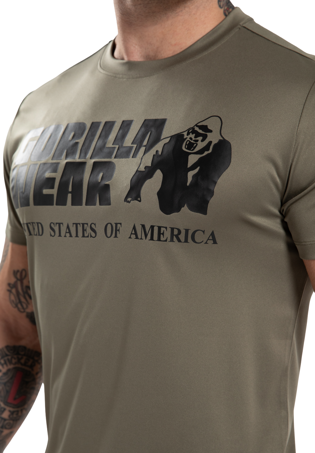 Gorilla Wear Classic Training T-Shirt T-Shirt & Tops Army Green