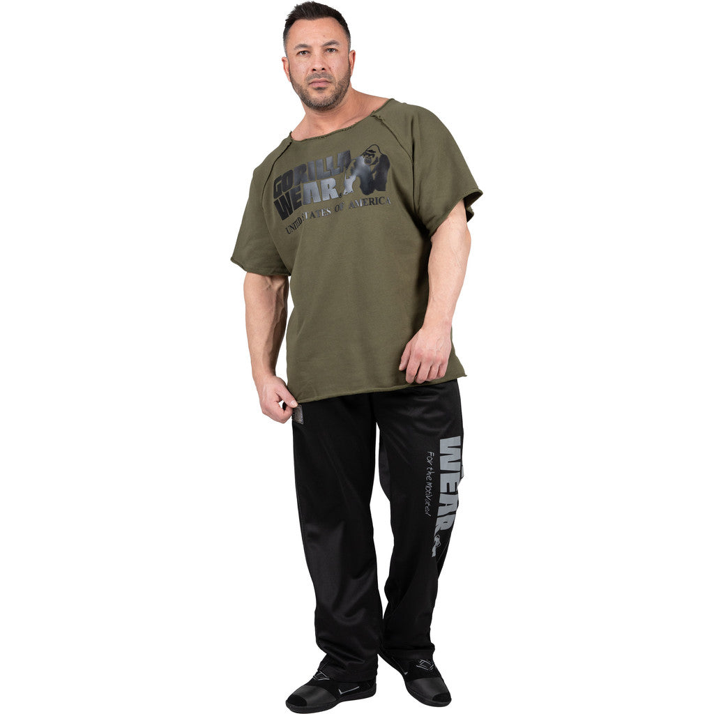 Gorilla Wear Classic Workout Top T-Shirt & Tops Army Green