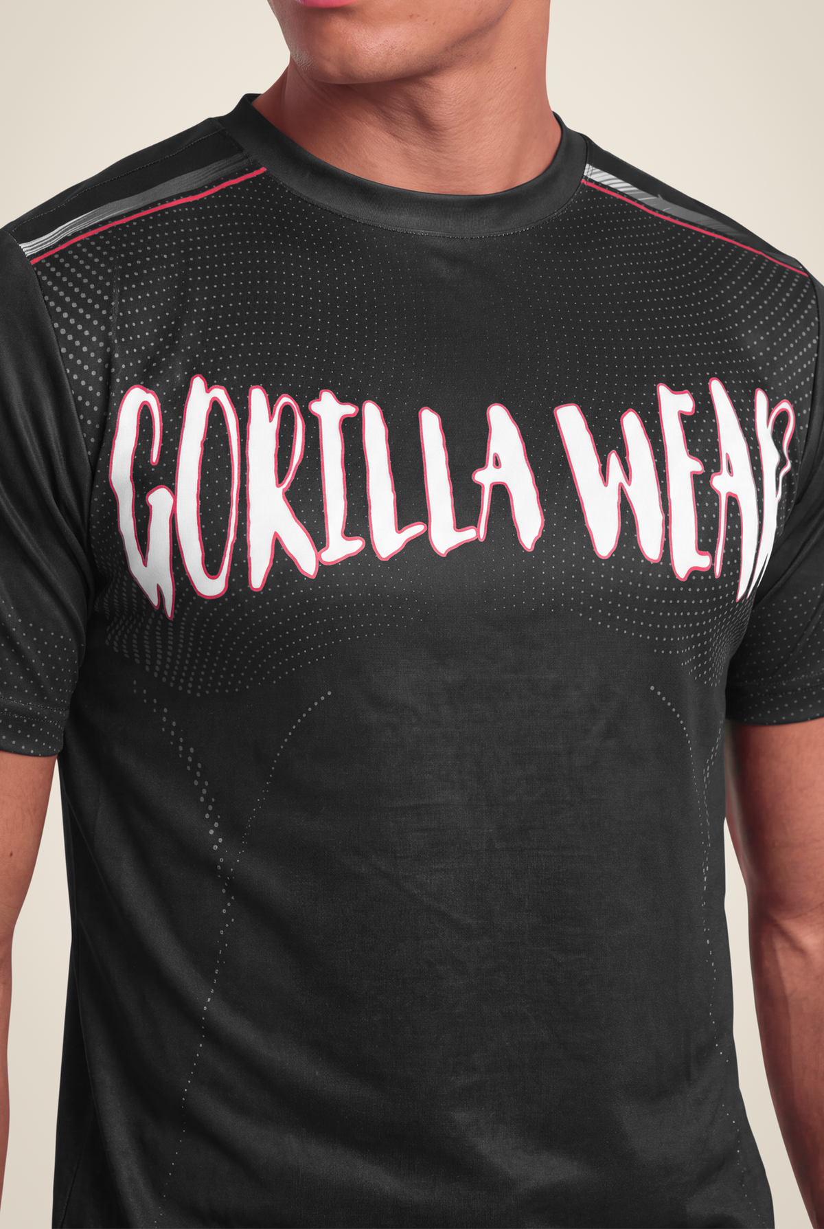 Gorilla Wear Clayton T-Shirt T-Shirt & Tops Black/Red