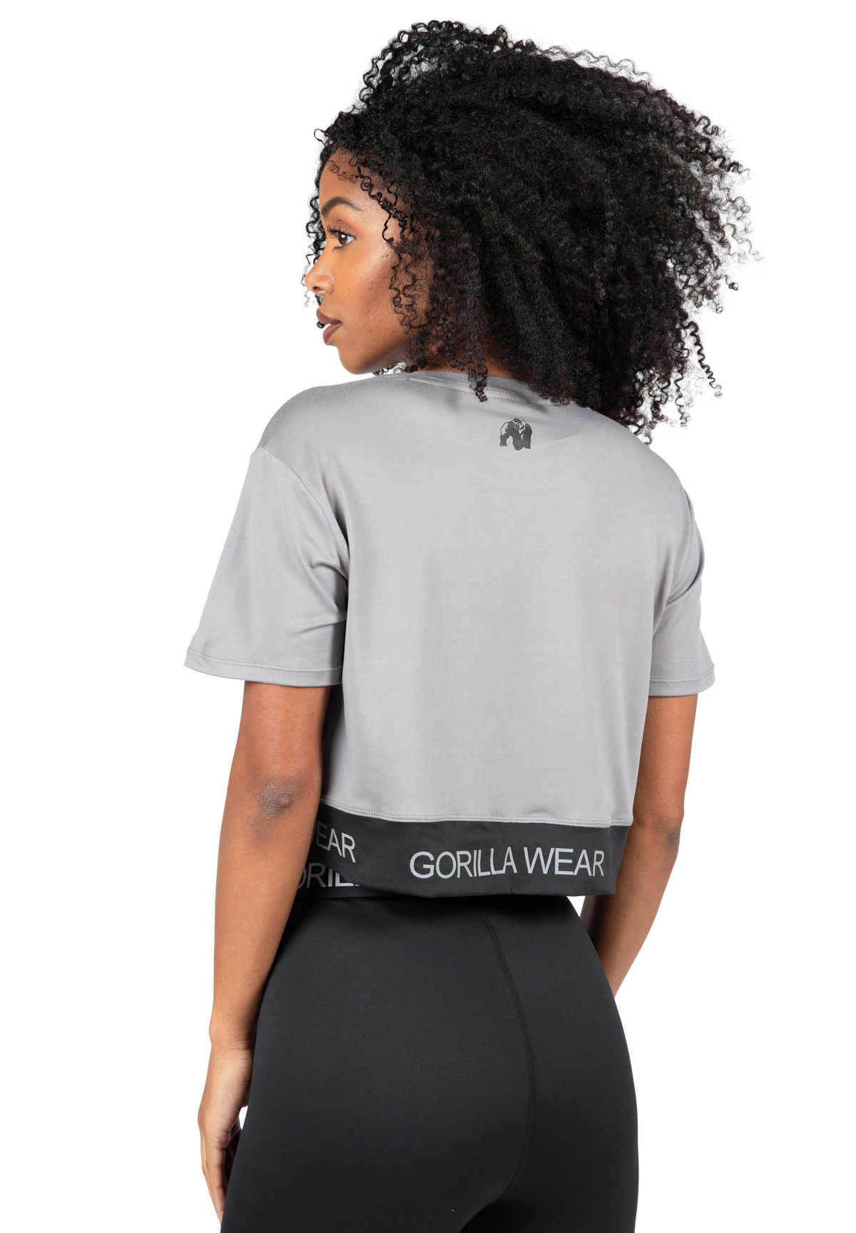 Gorilla Wear Colby Cropped T-Shirt T-Shirt & Tops Gray