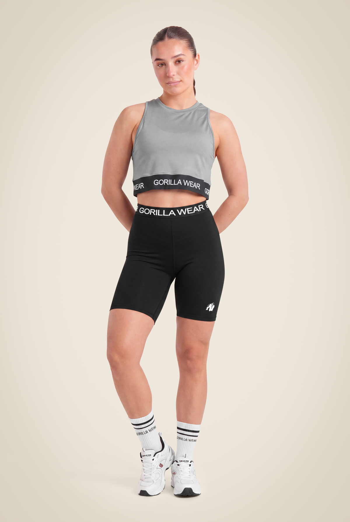 Gorilla Wear Colby Cropped Tank Top Tank Top Gray