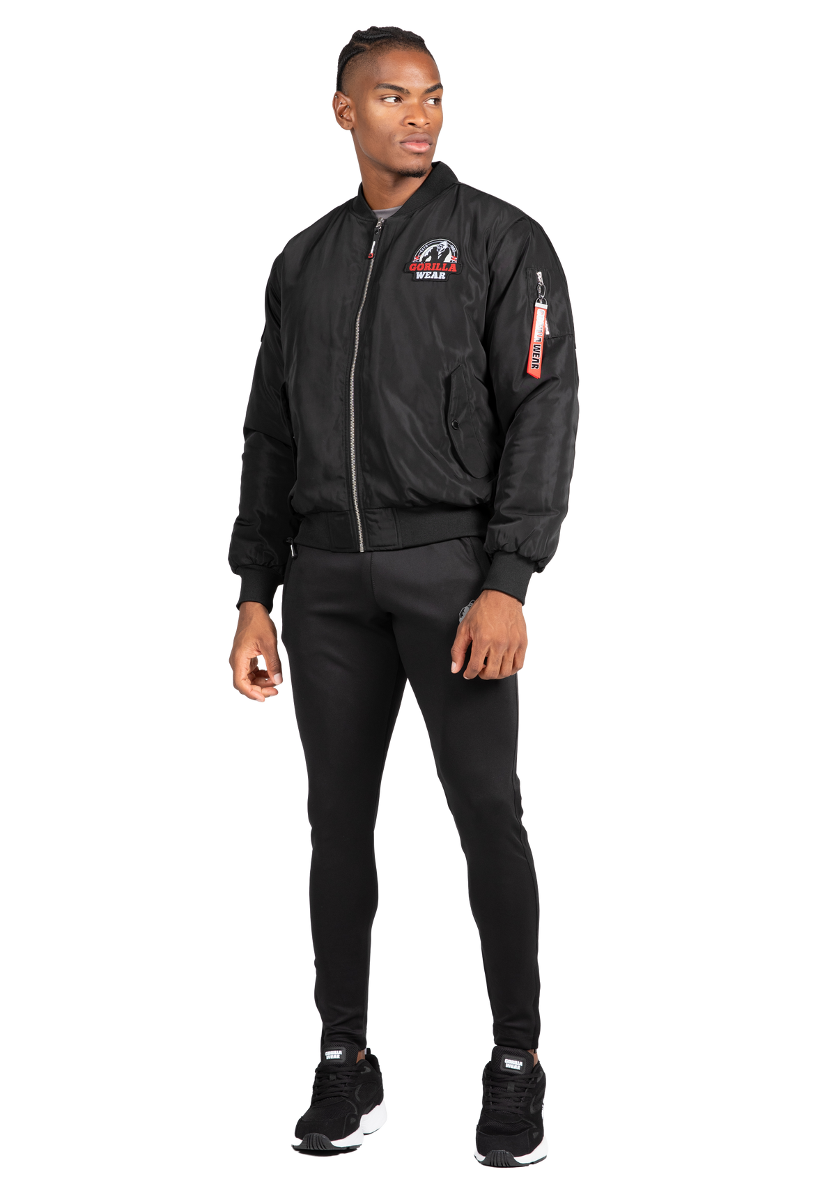 Gorilla Wear Covington Bomber Jacket Jacket Black