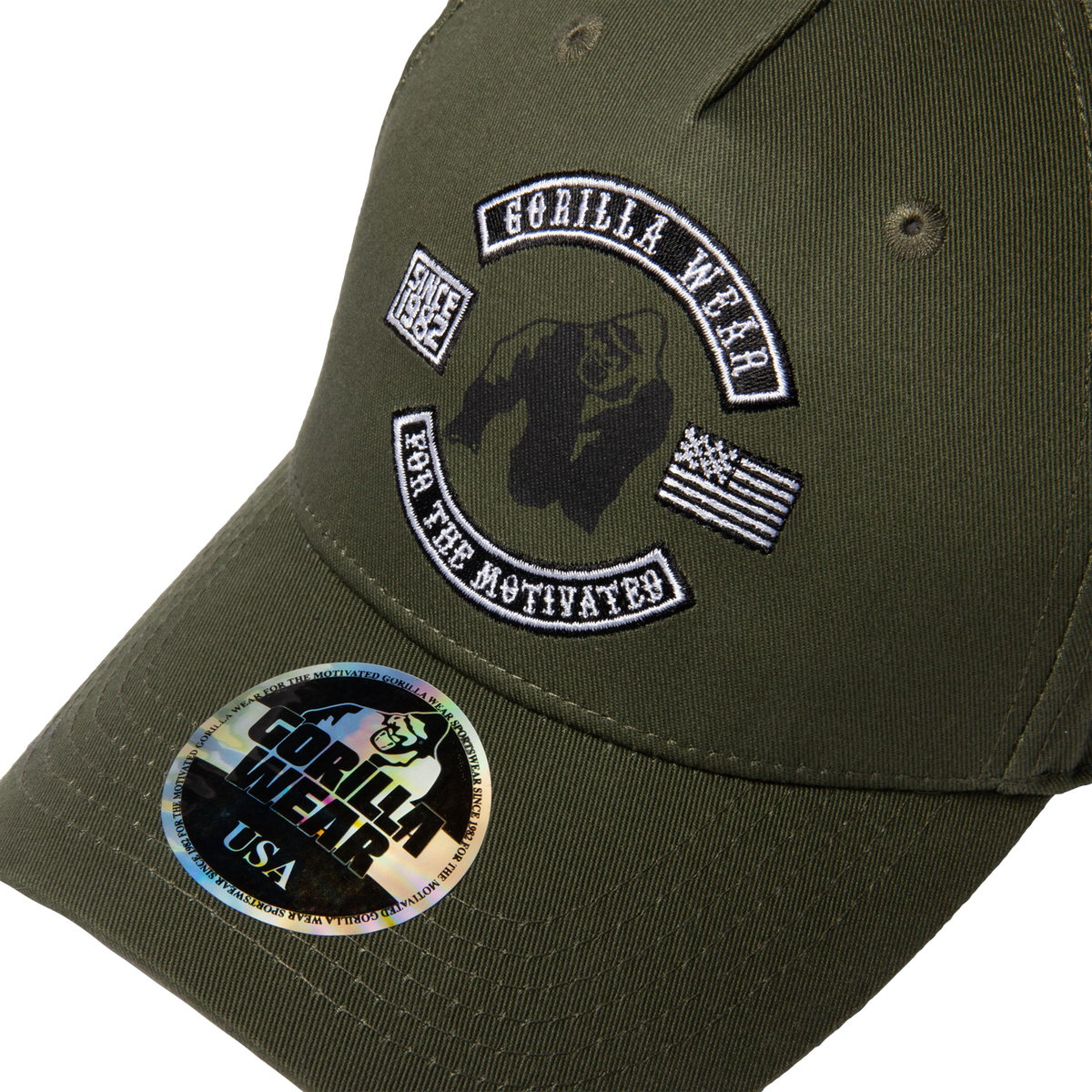 Gorilla Wear Darlington Cap Caps & Beanies Army Green