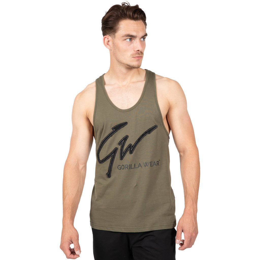 Gorilla Wear Evansville Tank Top Tank Top Army Green