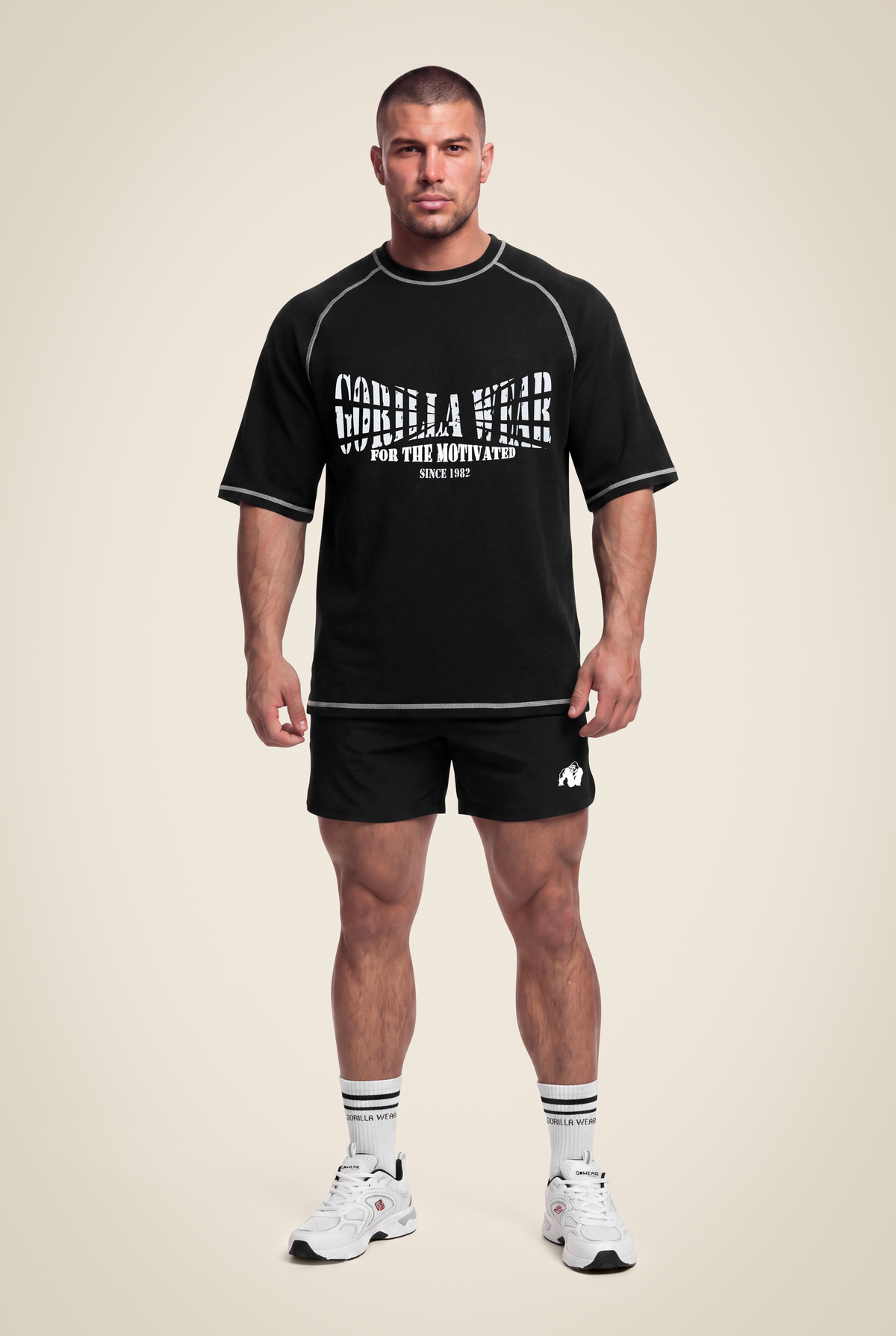 Gorilla Wear Finley Oversized T-Shirt T-Shirt & Tops Black/Gray