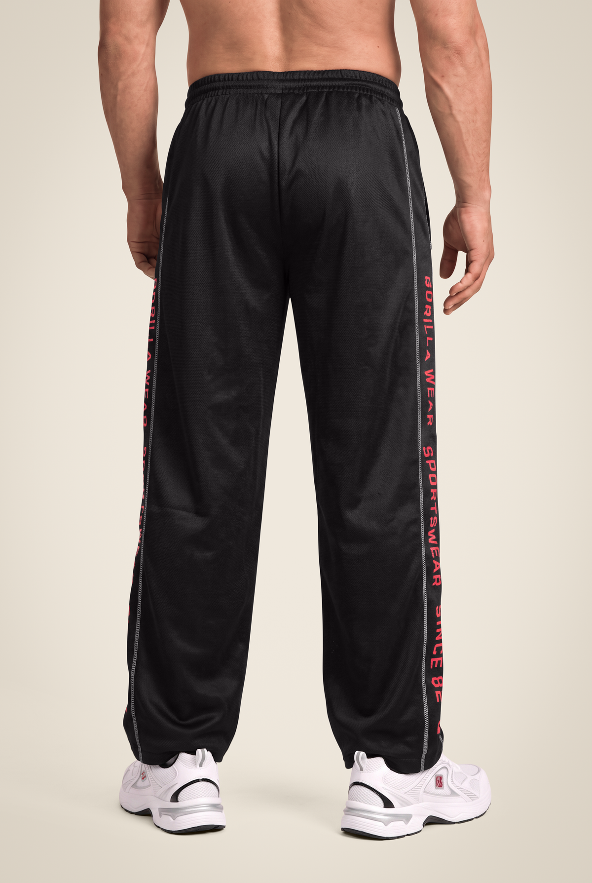 Gorilla Wear Functional Mesh Pants Pants Black/Red