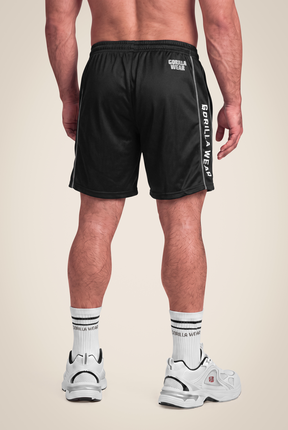 Gorilla Wear Functional Mesh Shorts Shorts Black/White