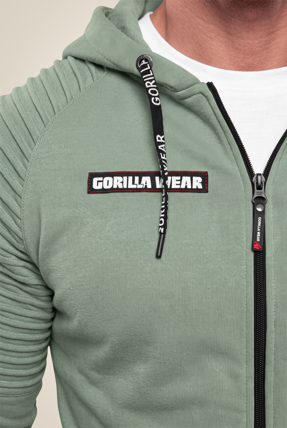 Gorilla Wear Georgia Zipped Hoodie Hoodie & Sweatshirt Green