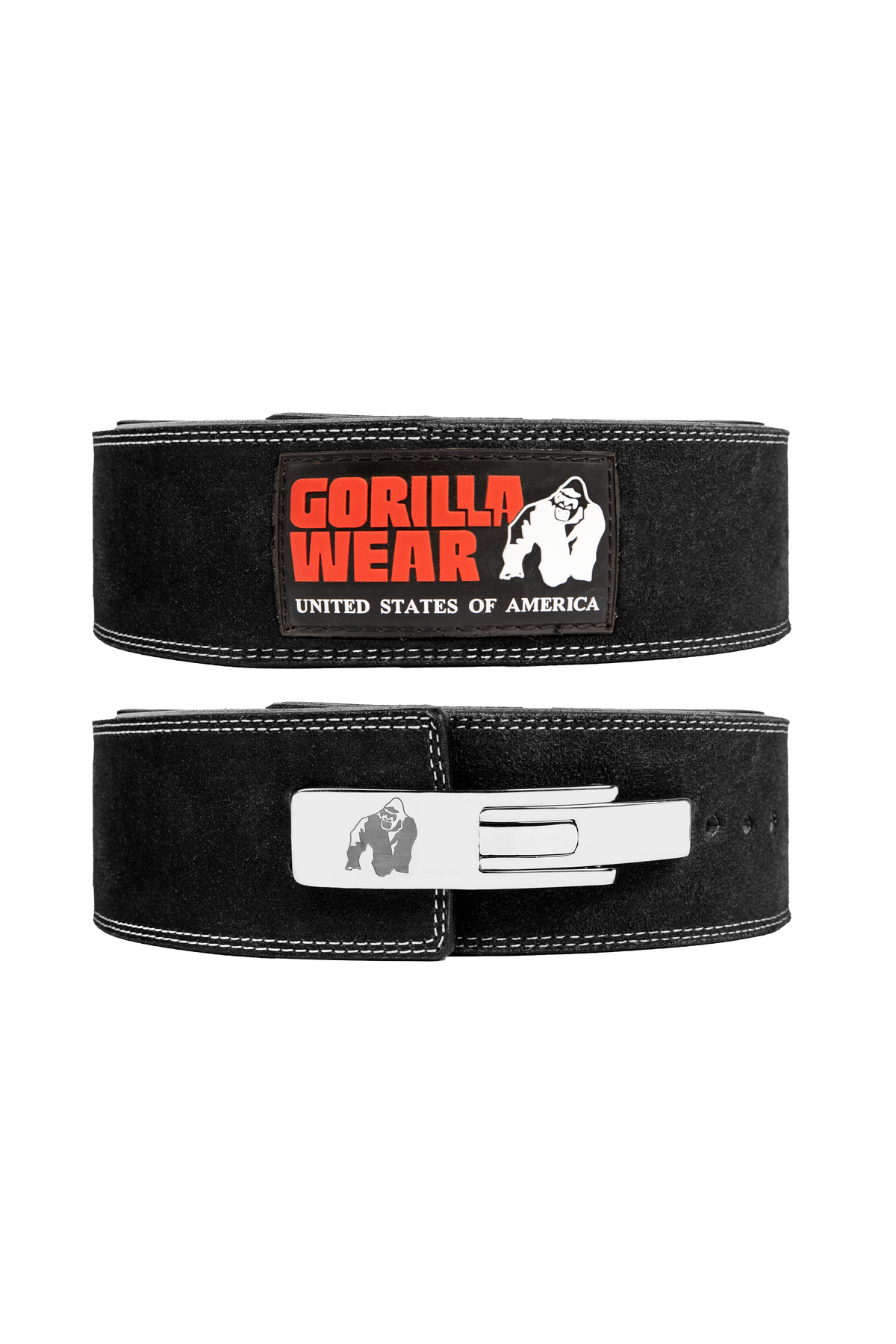 Gorilla Wear Gorilla Wear 4 Inch Leather Lever Belt Lifting Belts Black