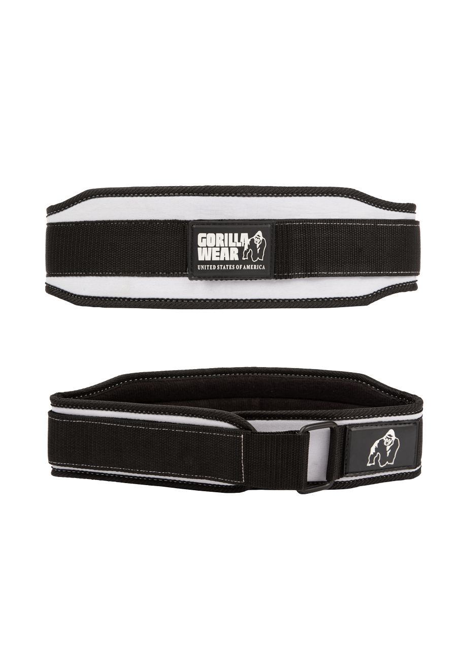 Gorilla Wear Gorilla Wear 4 Inch Women's Lifting Belt Lifting Belts Black/White