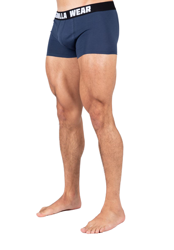 Gorilla Wear Gorilla Wear Boxershorts 3-Pack Underwear Gray/Navy/Red