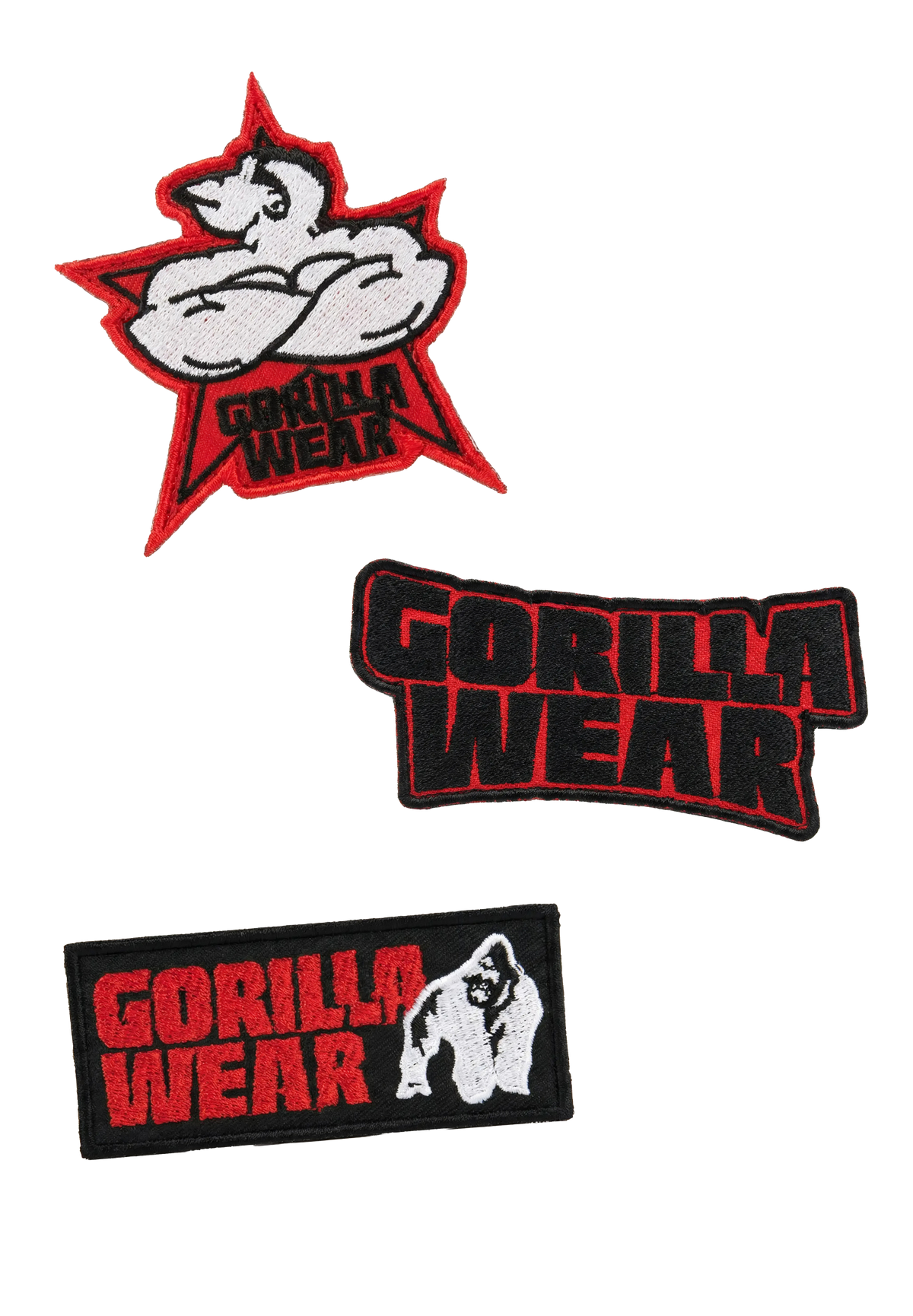 Gorilla Wear Gorilla Wear Classic Patch Keychain Black
