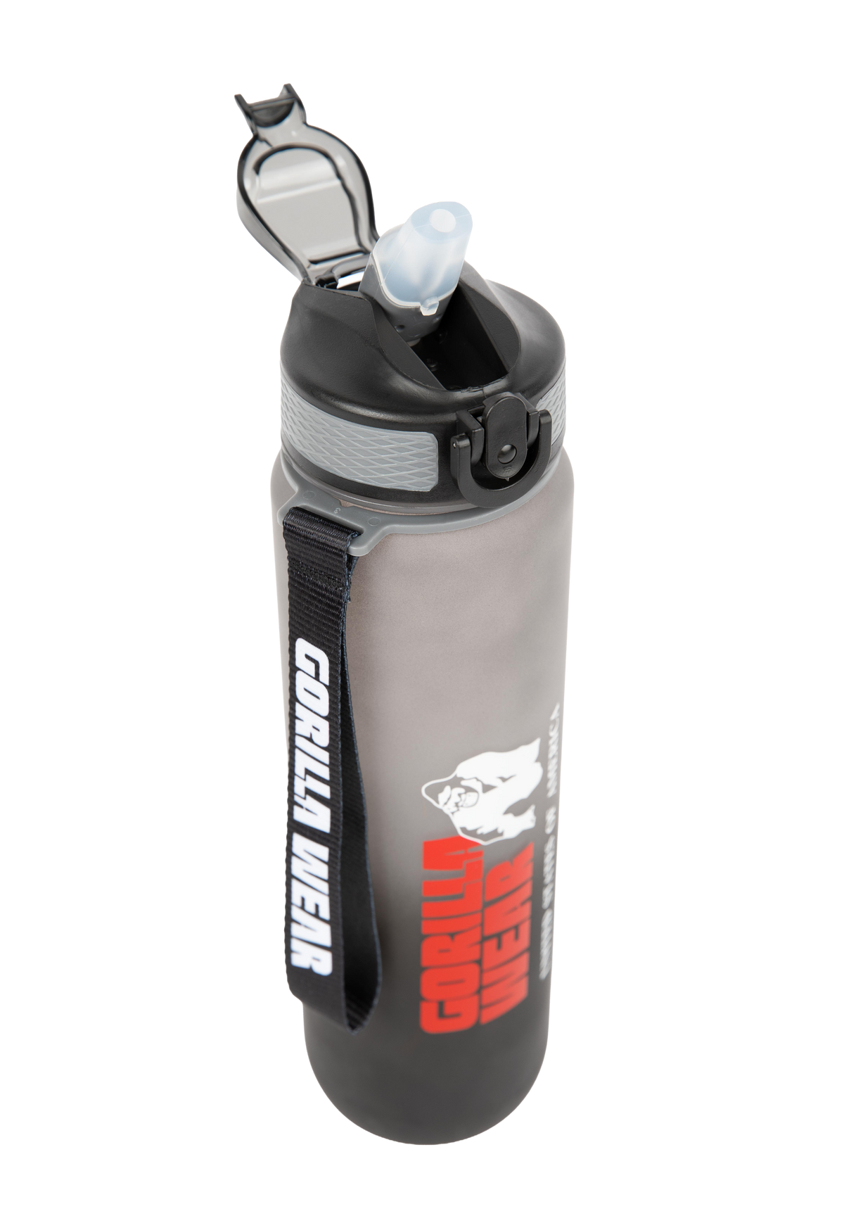 Gorilla Wear Gradient Water Bottle 1000ML Shakers & Bottles Black/Gray