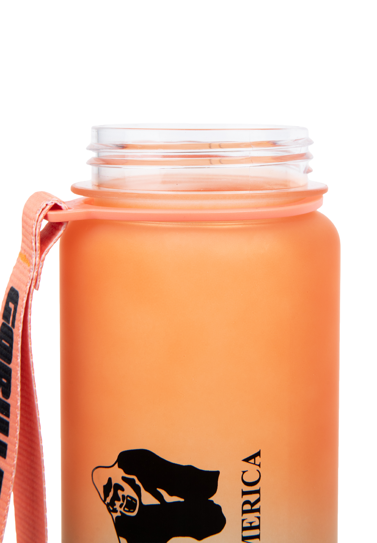 Gorilla Wear Gradient Water Bottle 1000ML Shakers & Bottles Green/Orange