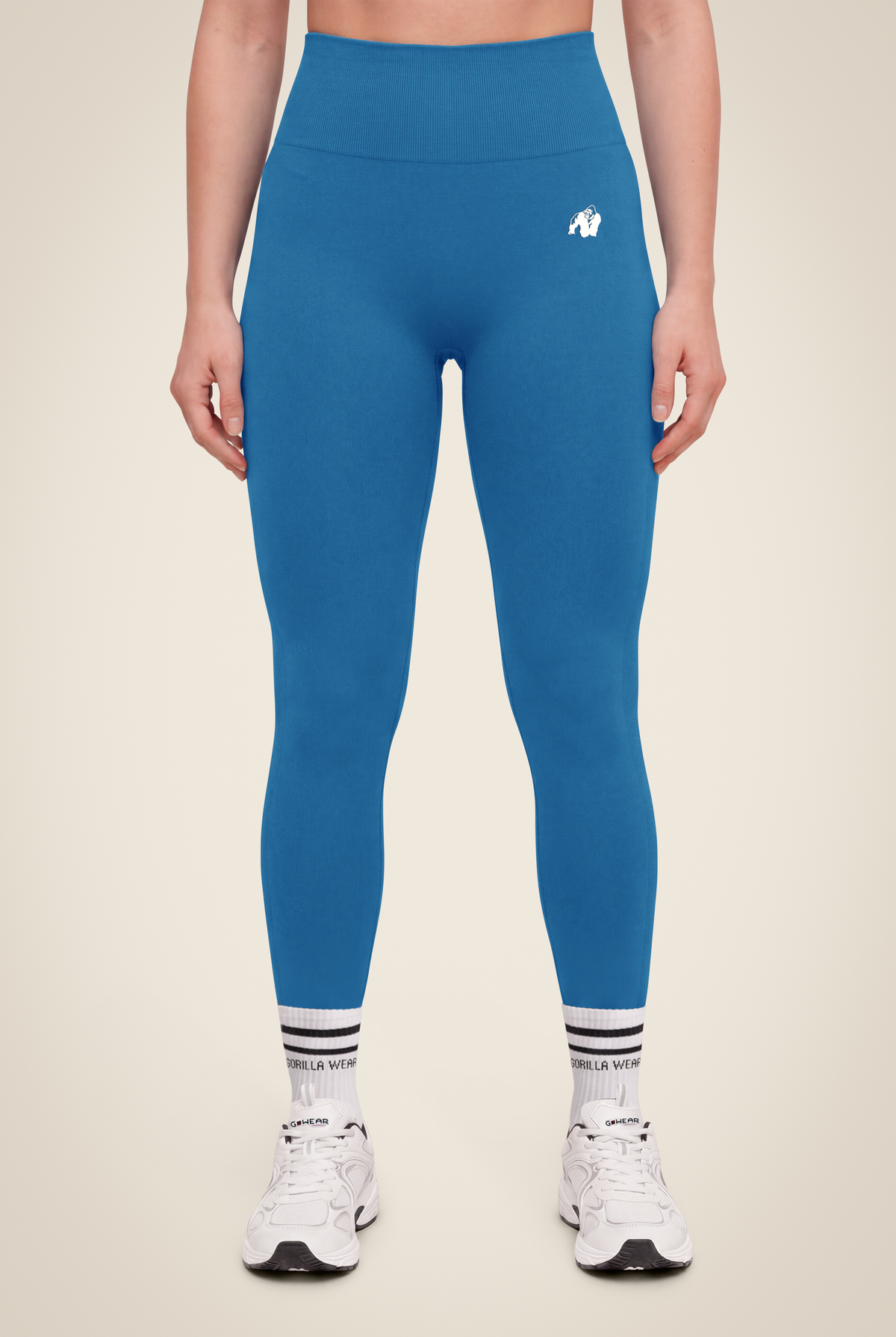 Gorilla Wear Hilton Seamless Leggings Leggings Blue