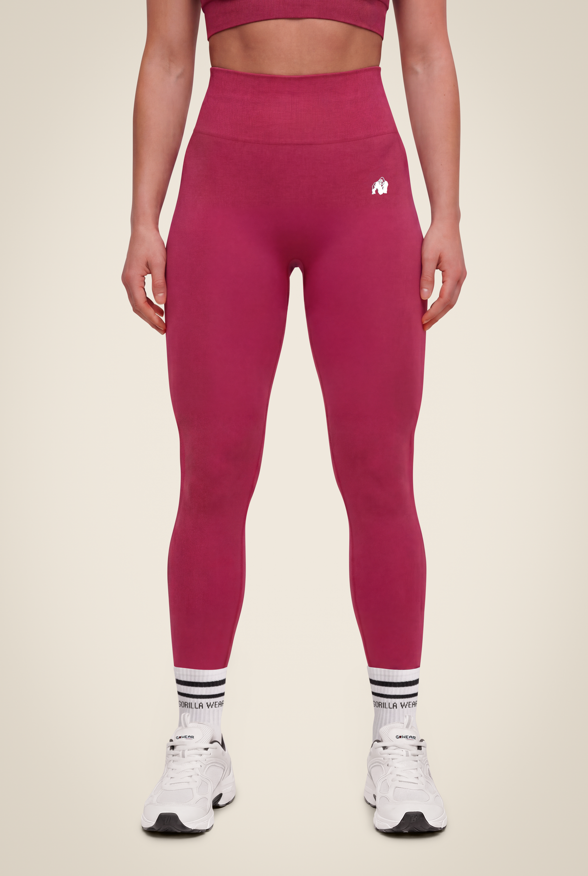 Gorilla Wear Hilton Seamless Leggings Leggings Fuchsia