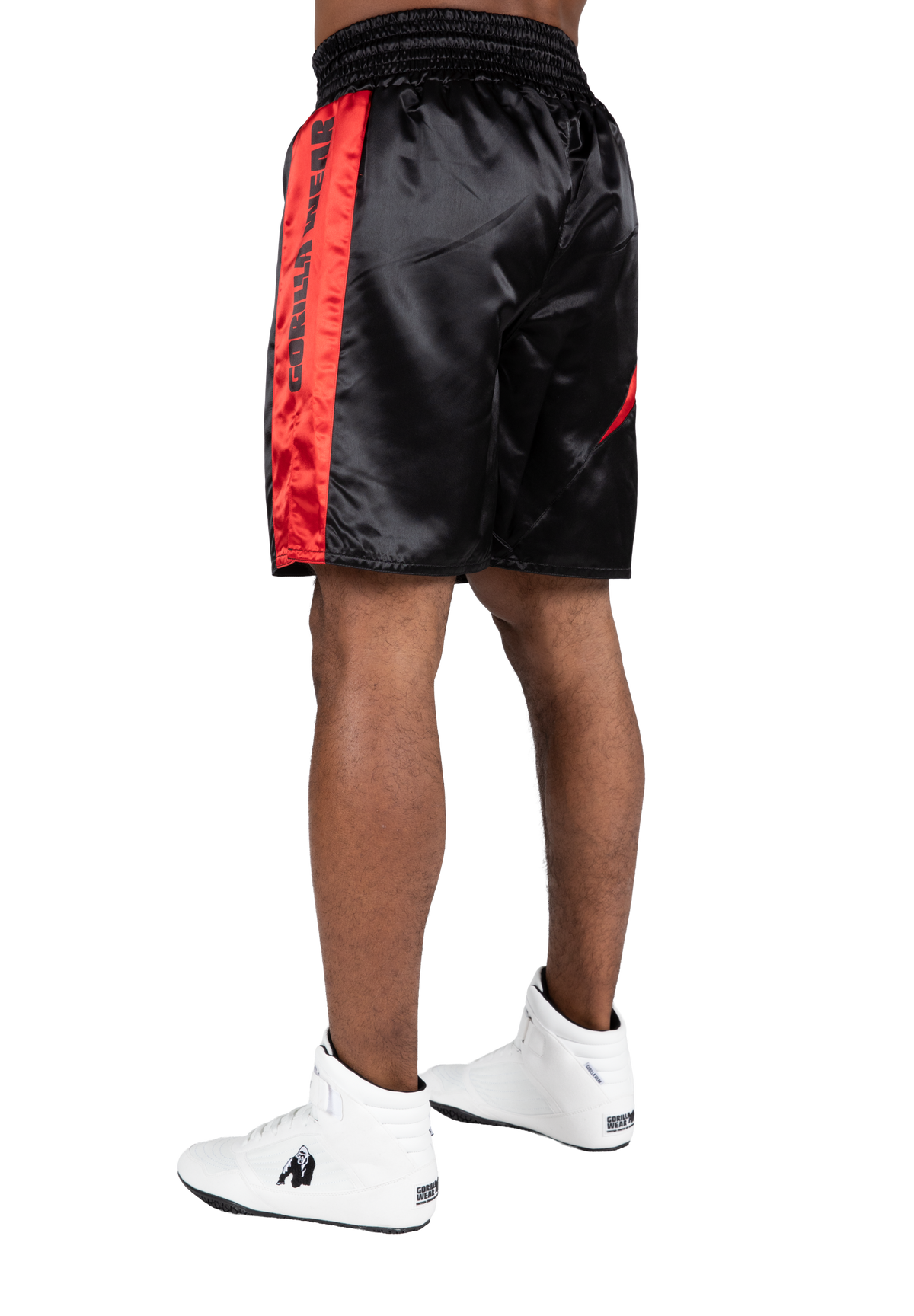 Gorilla Wear Hornell Boxing Shorts Fight Gear Black/Red