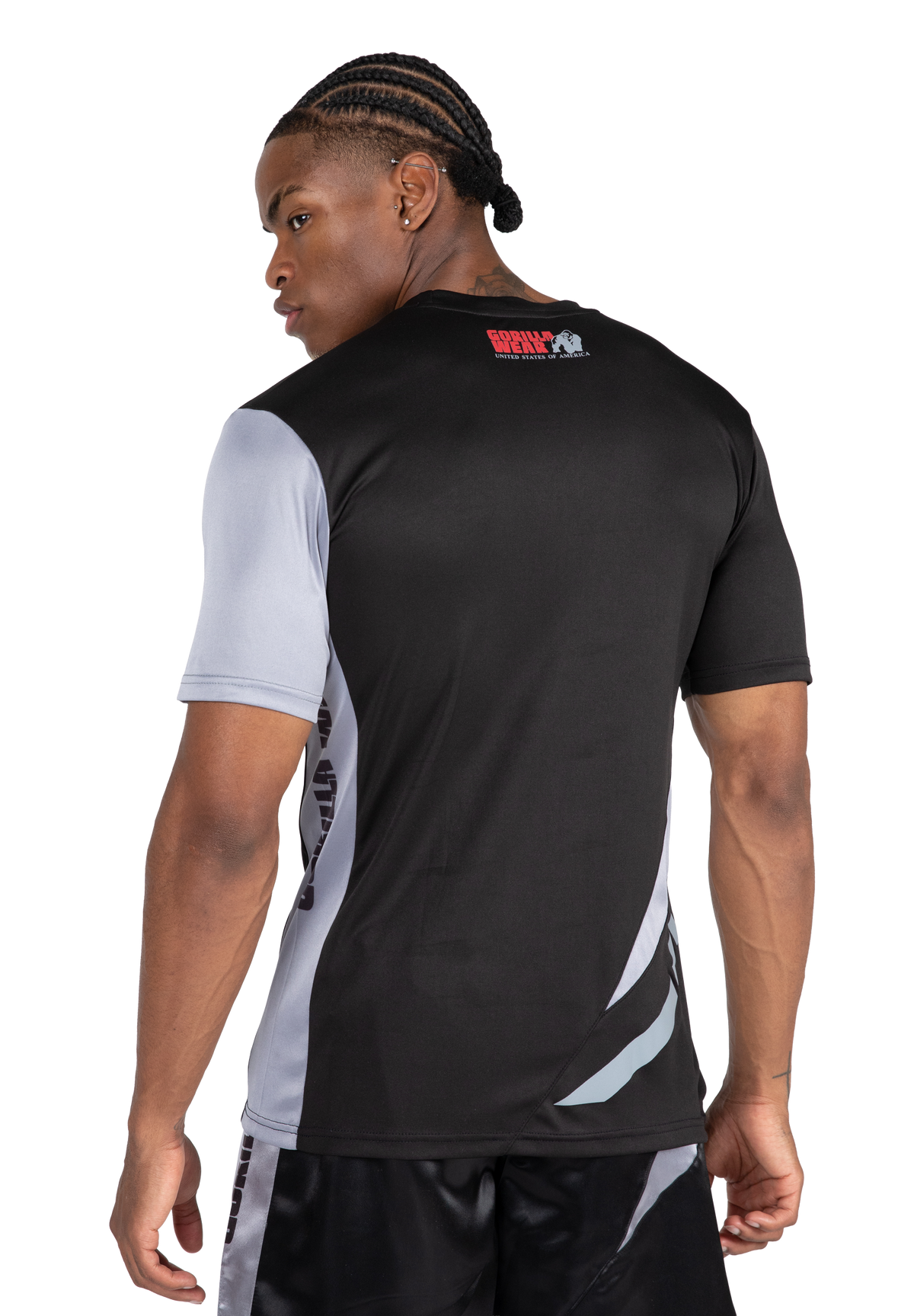 Gorilla Wear Hornell T-Shirt T-Shirt & Tops Black/Gray