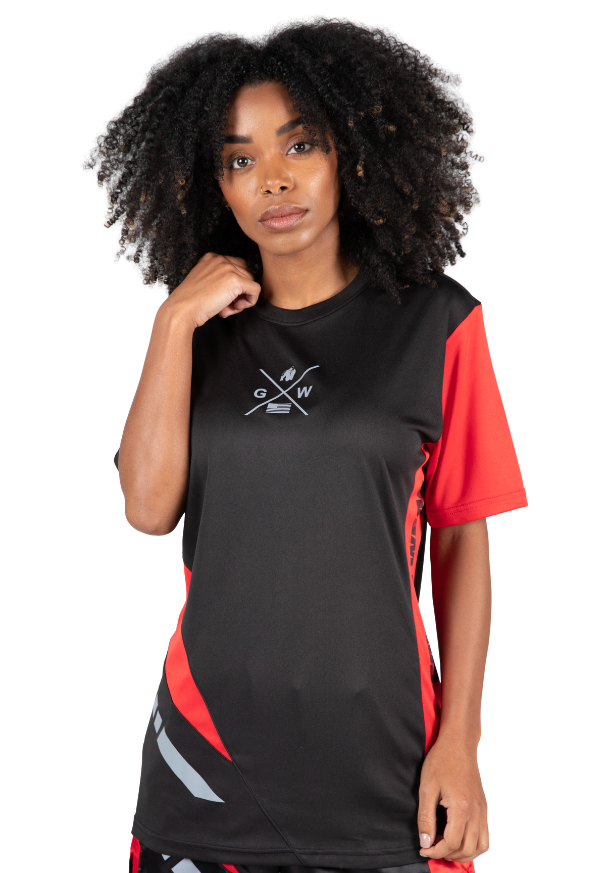 Gorilla Wear Hornell T-Shirt T-Shirt & Tops Black/Red